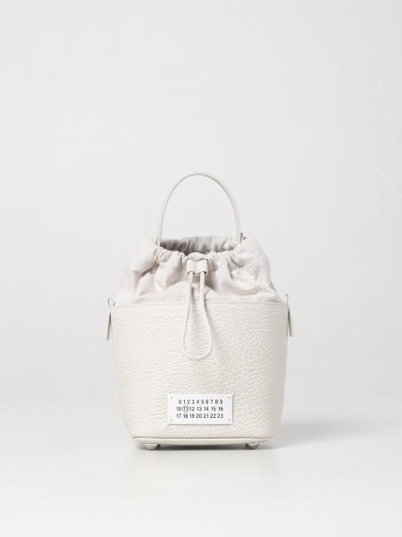 Borsa 5AC Maison Margiela in pelle a grana e canvas