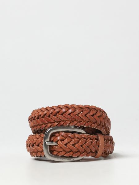 Golden Goose Houston belt in woven leather