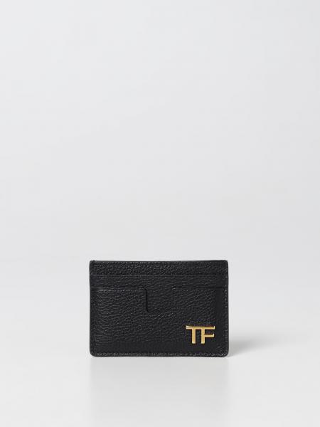 Designer wallets: Tom Ford grained leather credit card holder