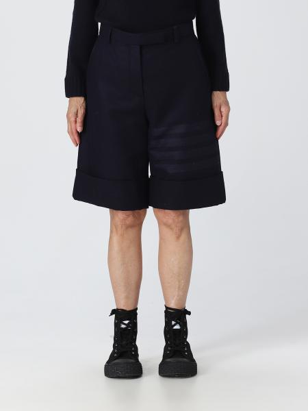 Thom Browne shorts in wool and cashmere blend flannel