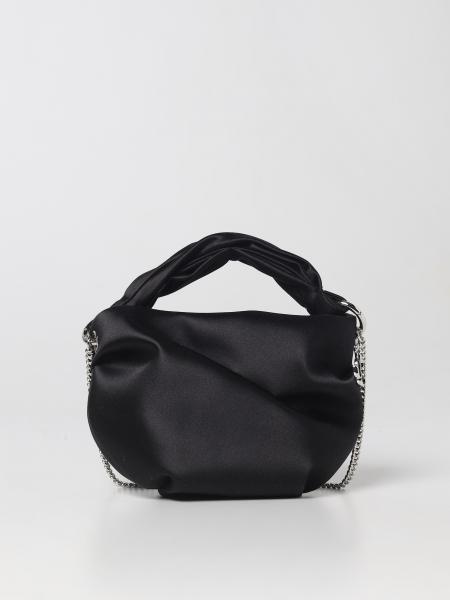 Jimmy Choo Bonny bag in satin with braided handle