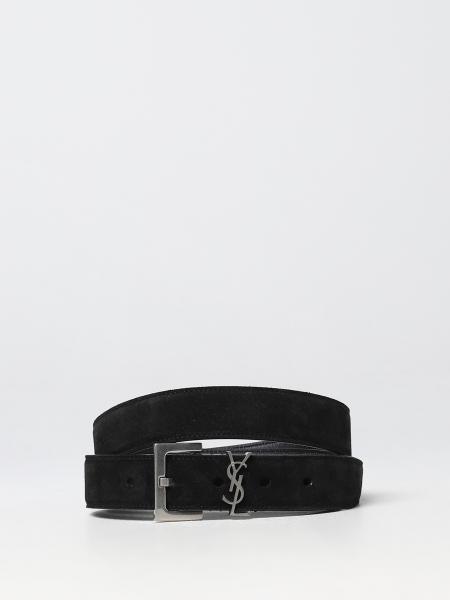 Cassandre Saint Laurent belt in suede