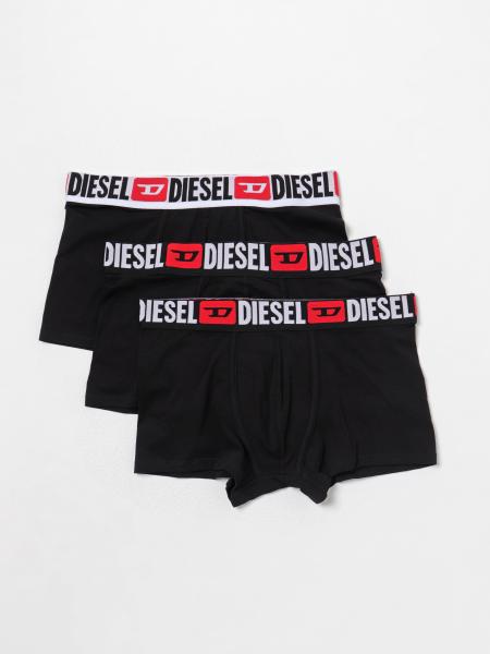 Set of 3 Diesel boxer shorts in stretch cotton