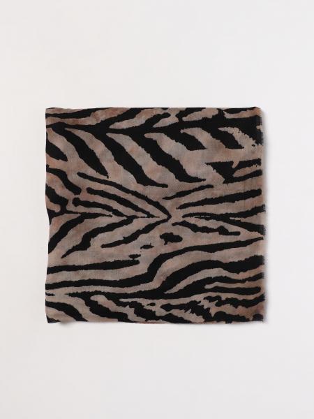 Faliero Sarti: Sciarpa Zebrina Faliero Sarti in lana e cashmere con stampa