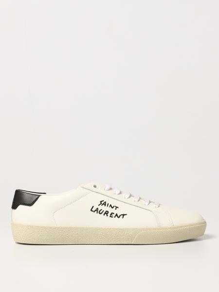 Saint Laurent SL/06 sneakers in leather with embroidered logo