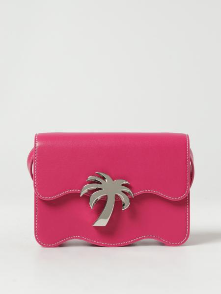 バッグ・カバンその他 PALM ANGELS Woman Mini bag Fuchsia PWNQ017E23LEA001 3272 Palm Angels Outlet: Palm Beach leather bag - Fuchsia | Palm