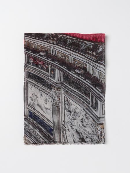 Faliero Sarti: Sciarpa Giralda Siviglia Faliero Sarti in lana con stampa