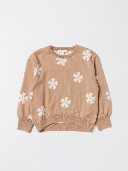 Kids' Chloé: Chloé sweater in organic cotton and jacquard wool