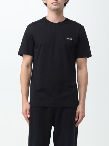 Zegna cotton T-shirt with embroidered logo