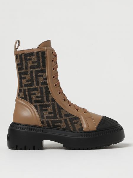 펜디(FENDI): 플랫 부츠 여성 Fendi
