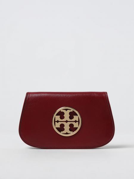 Tory Burch Reva clutch in grained nappa leather