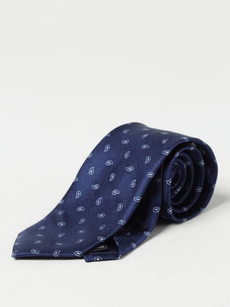 Michael Kors tie in silk with jacquard cashmere pattern