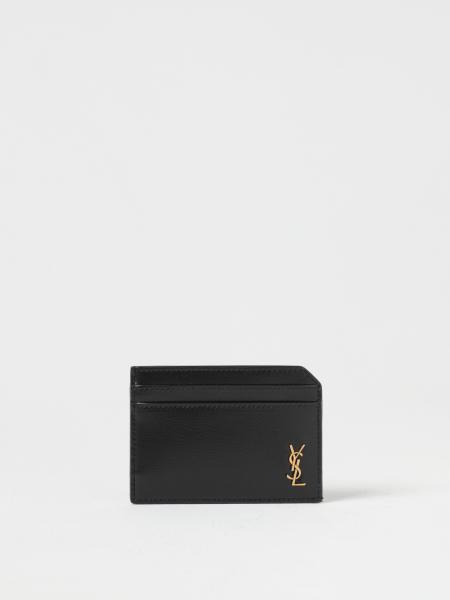 Saint Laurent card holder in grained leather