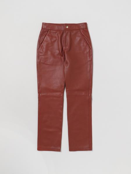 Kids' Chloé: Chloé leather pants with pockets