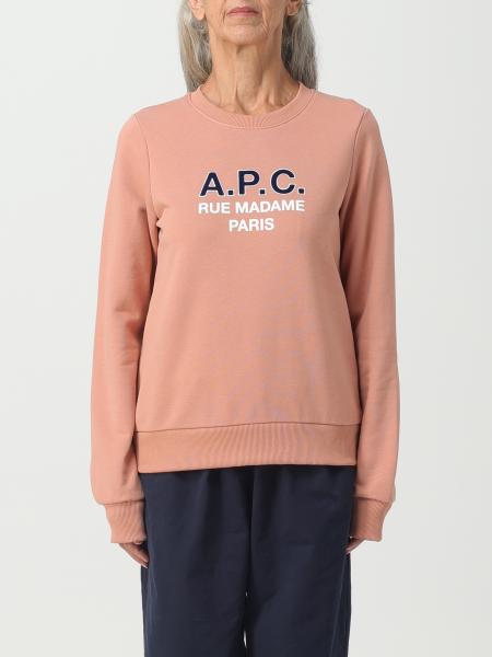 A.P.C.: Felpa Madame A.P.C. in cotone con stampa logo