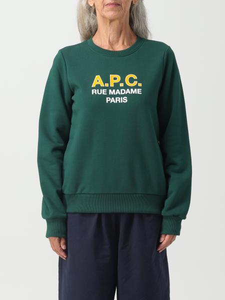 A.P.C.: Felpa Madame A.P.C. in cotone con stampa logo