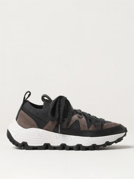 スニーカー BRUNELLO CUCINELLI Woman Sneakers Black MZSFG2546 C8212 Brunello Cucinelli Outlet: Sneakers woman - Black | Brunello