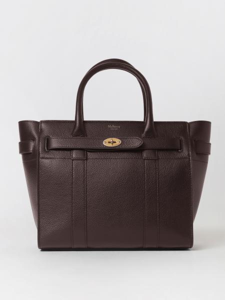 Mulberry Bayswater bag in grained leather with shoulder strap