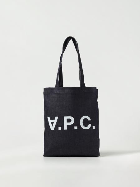 A.P.C. Laure bag in denim with logo