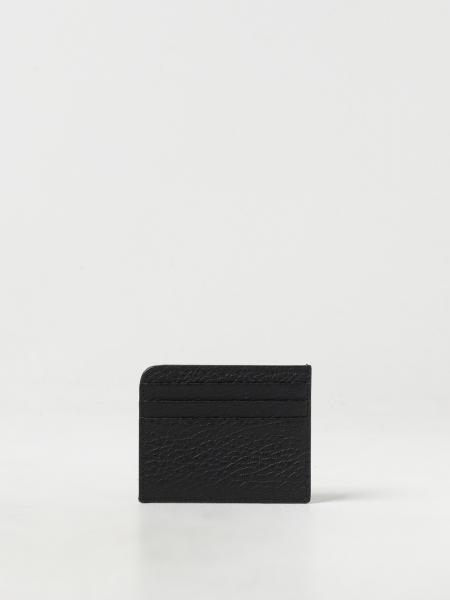 Portacarte di credito Maison Margiela in pelle a grana