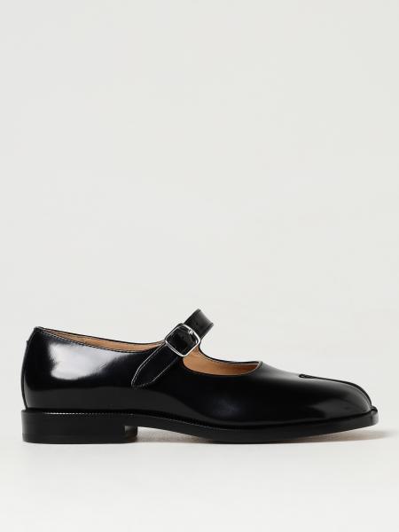 Maison Margiela Tabi Brushed Leather Mary Janes