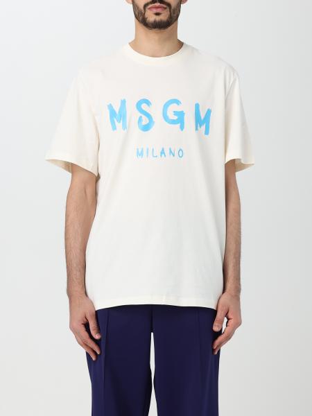 엠에스지엠(MSGM): 티셔츠 남성 MSGM