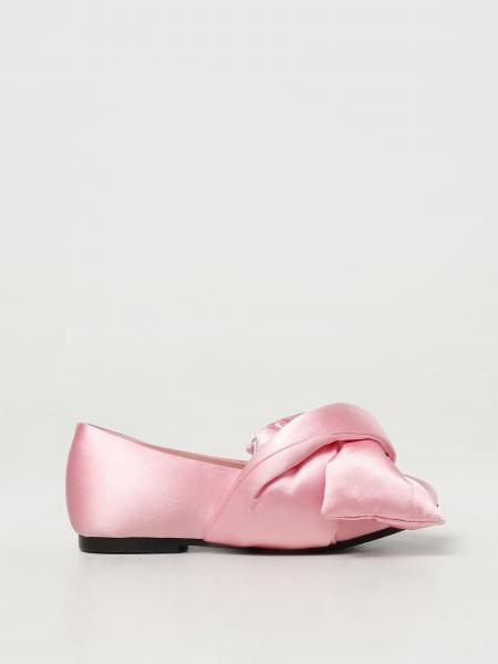 Ballerina N° 21 in raso con nodo