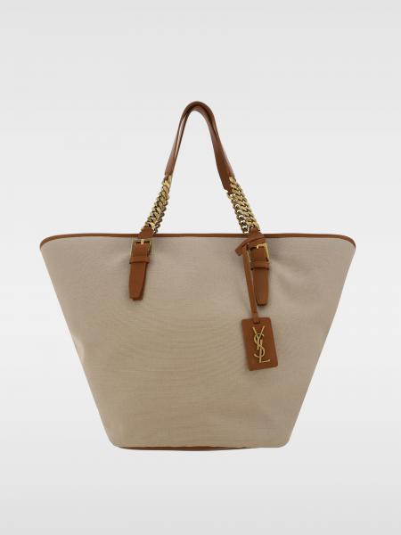 Borsa Cassandre Saint Laurent in canvas e pelle