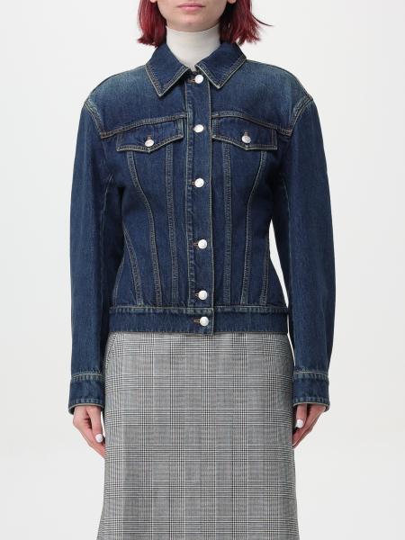 ジャケット ALEXANDER MCQUEEN Woman Jacket Blue 794137QMACS 4297 McQueen Outlet: Jacket woman - Blue | McQueen jacket