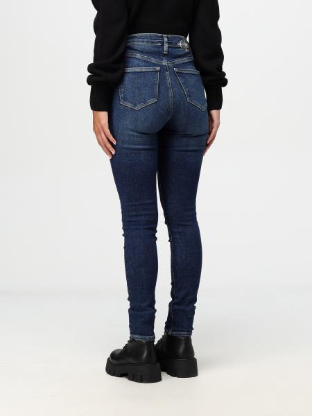 Calvin Klein Blu Cotton Women's Jean main image 1