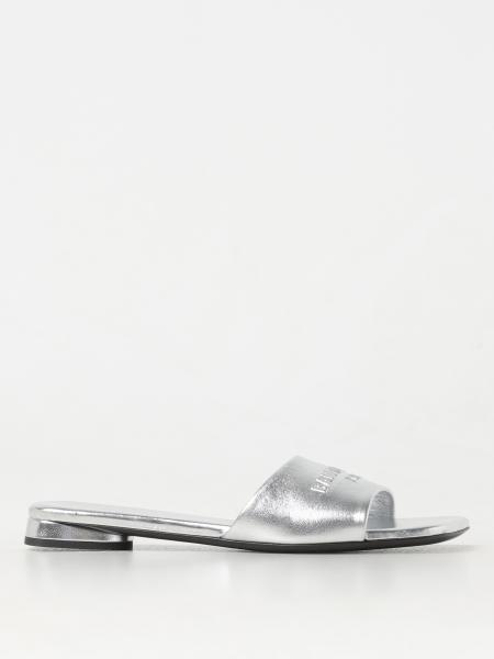 Moda scarpe: Mules Duty Free Balenciaga in pelle laminata