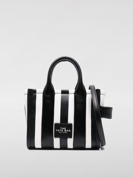 Borsa Marc Jacobs The Mini Tote Bag a righe