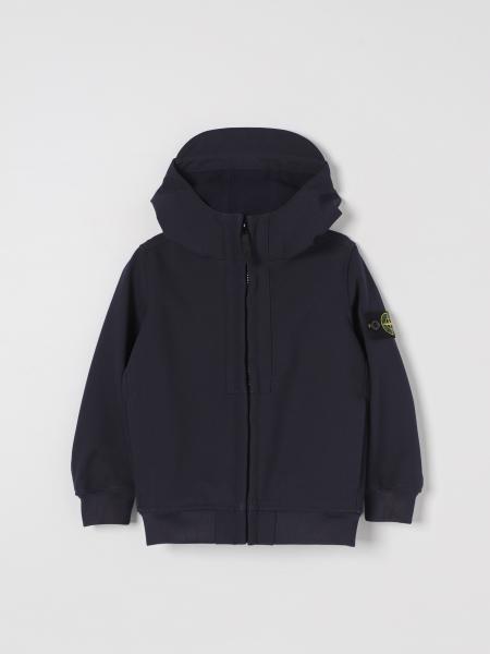 Giacca con cappuccio Stone Island Junior