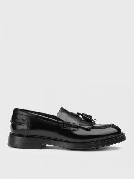 Doucal's: Mocassino Doucal's in pelle spazzolata con nappe