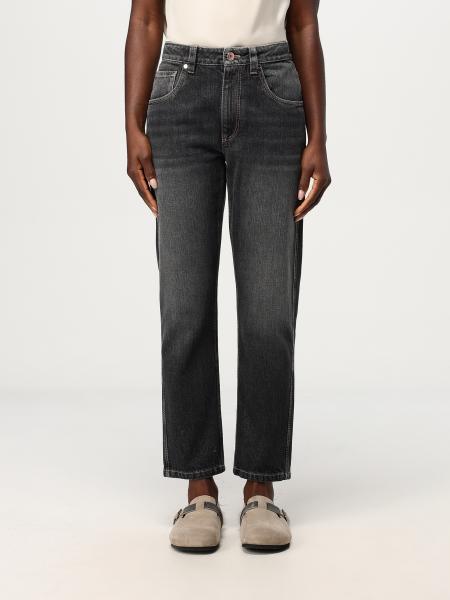 Brunello Cucinelli donna: Jeans Brunello Cucinelli in denim di cotone