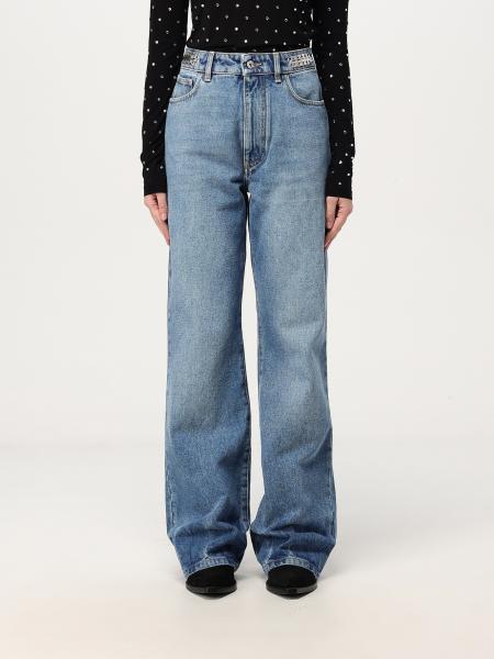 Jeans Rabanne in denim di cotone