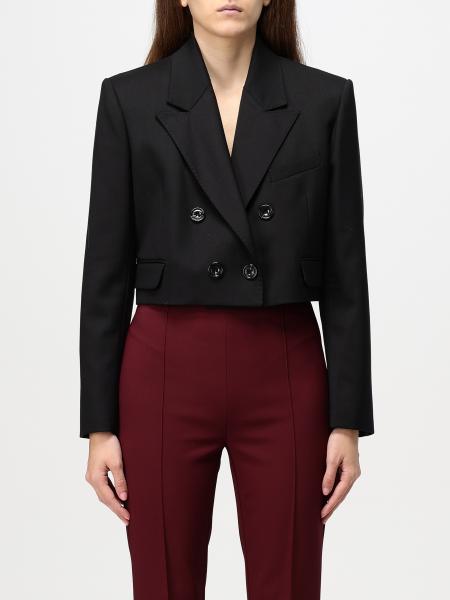 Elisabetta Franchi cropped crepe blazer