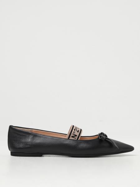 Ballerina N°21 in nappa con fiocco