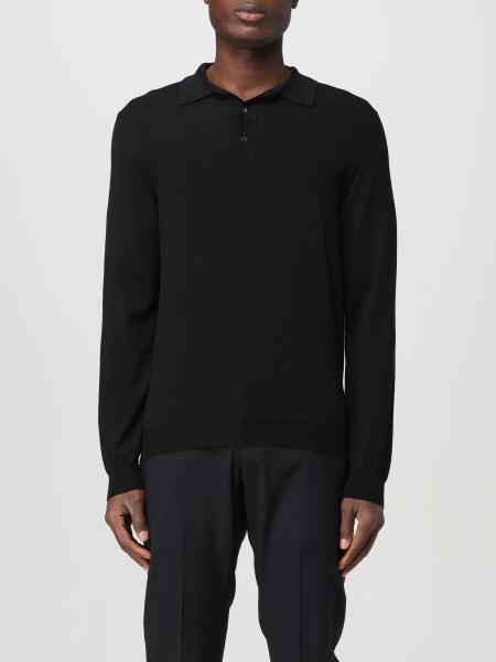 Zanone Basic Wool Blend Polo Shirt