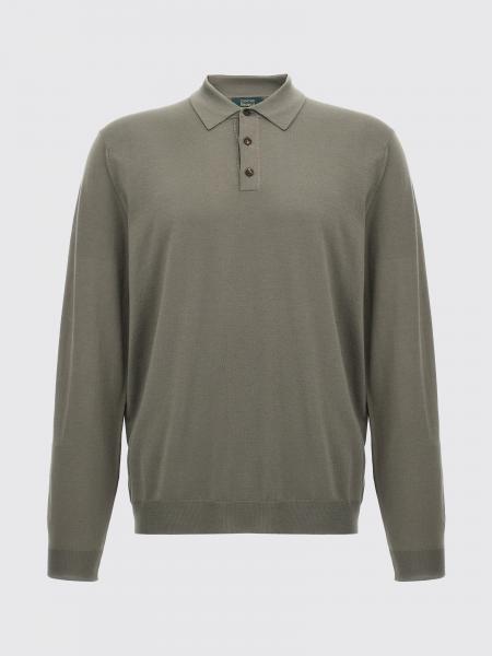 Zanone Basic Wool Blend Polo Shirt
