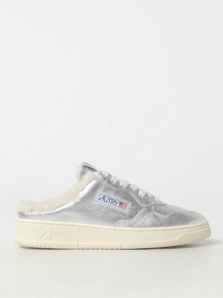 Sneakers Medalist Sabot Autry in pelle laminata e shearling