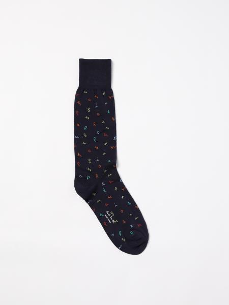 Chaussettes Paul Smith en coton stretch avec logo jacquard