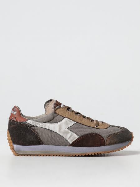 Sneakers Equipe Dirty Diadora Heritage in camoscio e mesh >