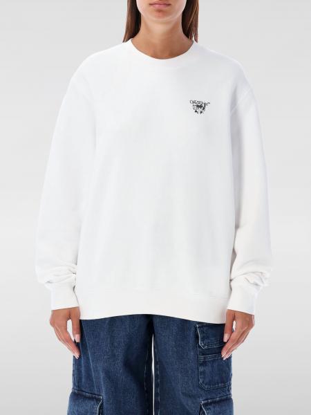 Felpa Off-White in cotone con logo