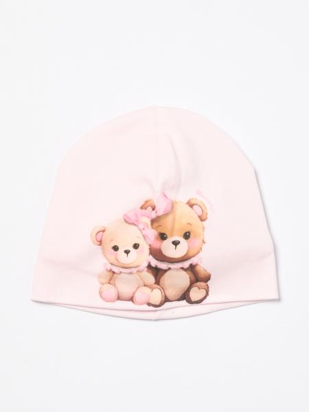 Cappello Teddy Monnalisa in cotone stampato