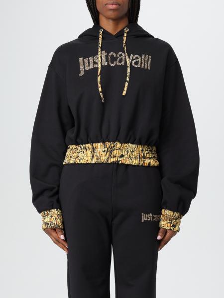 Felpa Just Cavalli in cotone con logo