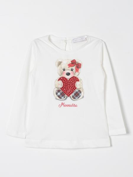 T-shirt con orsetto Monnalisa