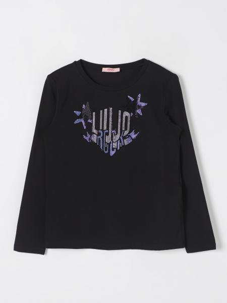 Liu Jo abbigliamento: T-shirt Liu Jo in cotone con logo di strass