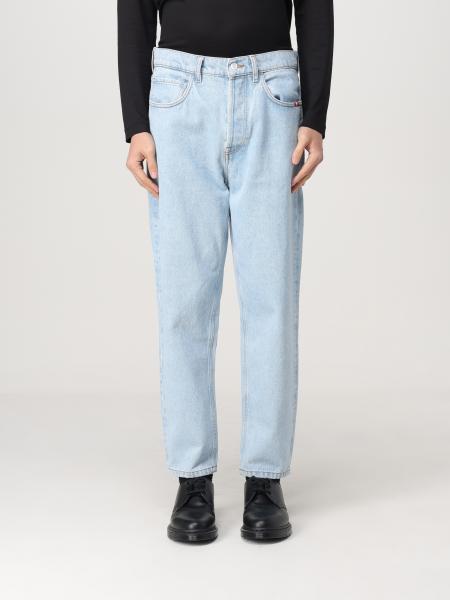 Jeans Amish in denim di cotone