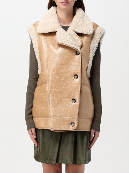 Urbancode: Urbancode reversible synthetic and shearling vest